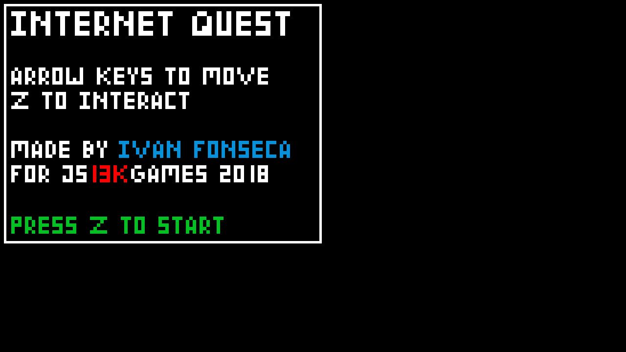 Internet Quest running on PLAY (desktop)