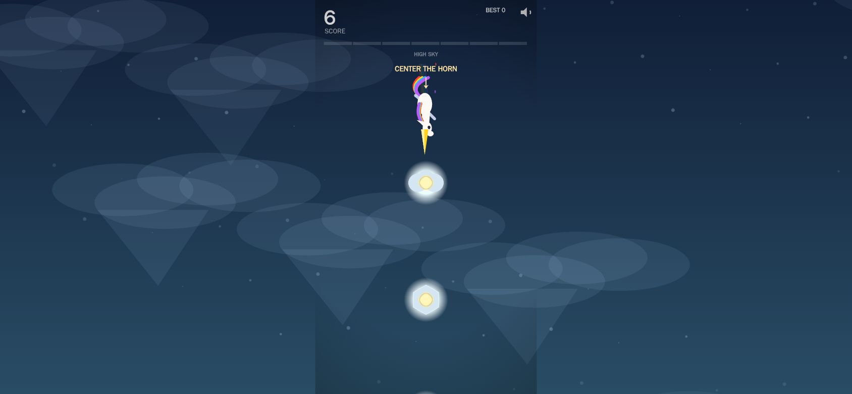 Unicorn Horn Drill running on PLAY (phone)