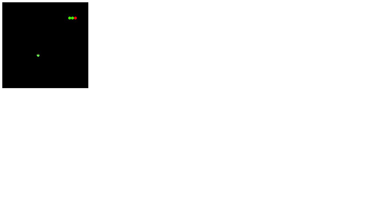 JavaScript Snake running on PLAY (desktop)