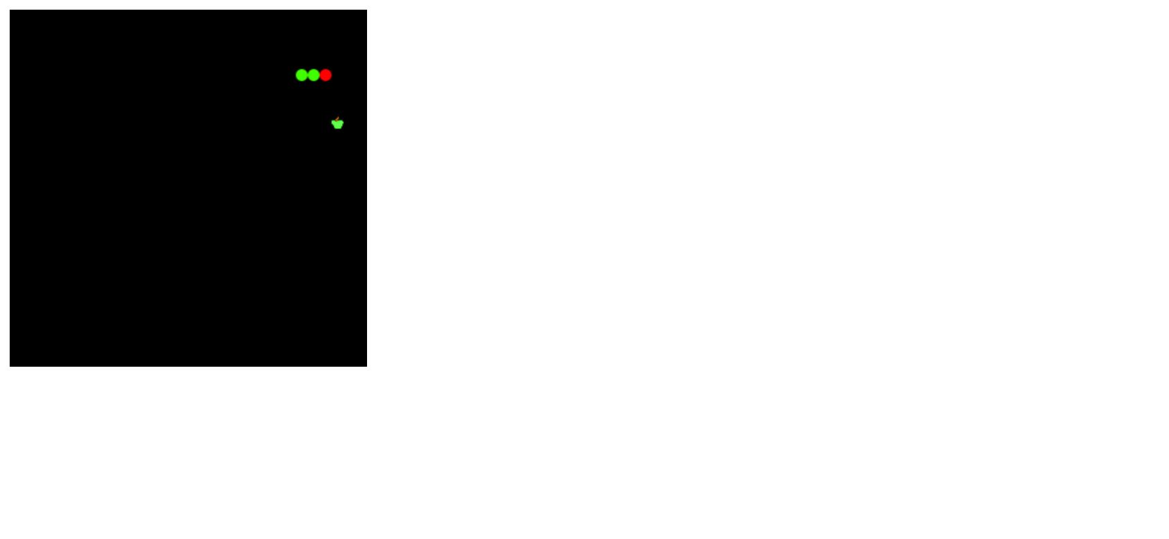 JavaScript Snake running on PLAY (phone)